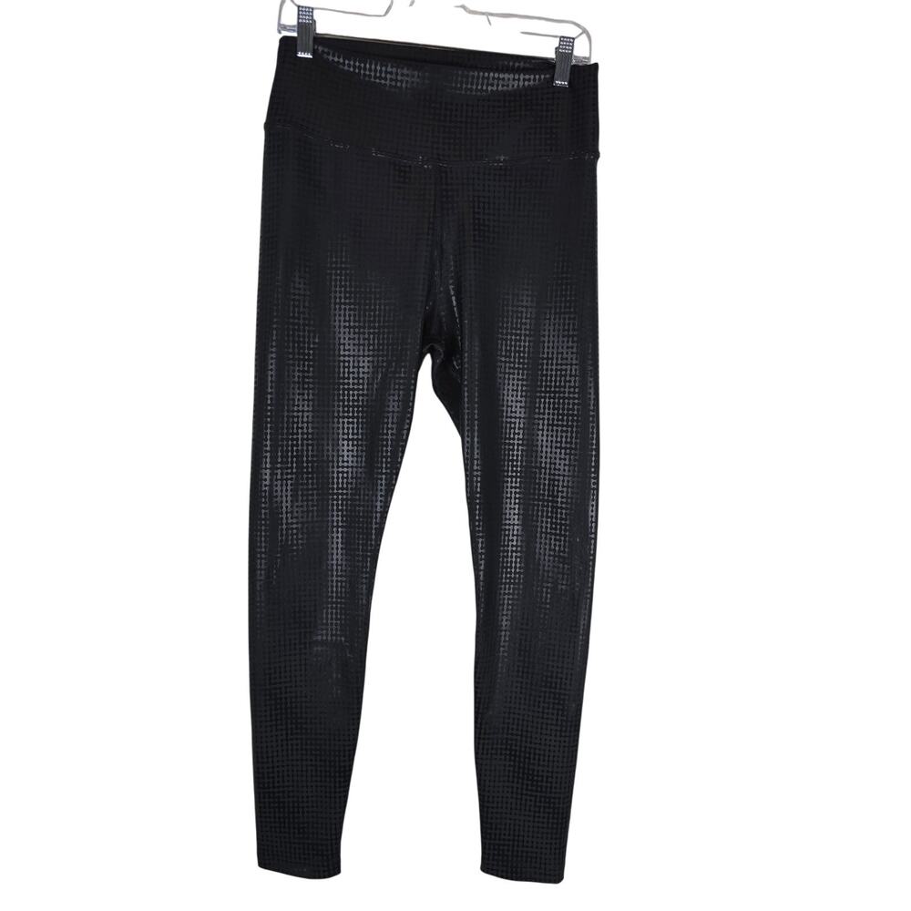 Peloton Black Dot Design Athletic Hiking Walking Women's Leggings XL